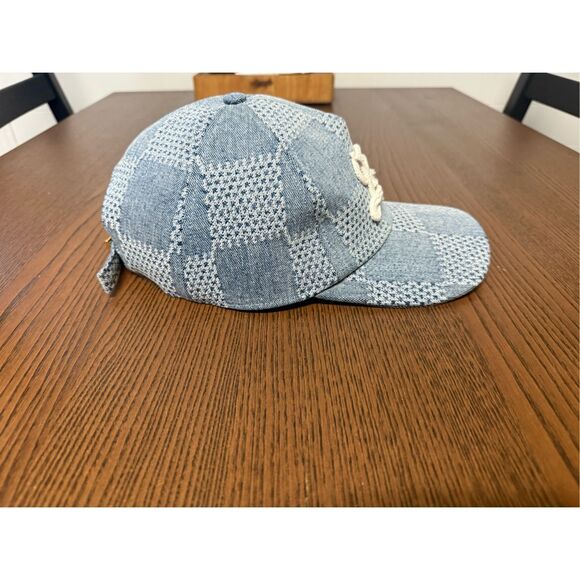 LOUIS VUITTON DAMIER DENIM 3D CAP (m) - Picture 2 of 12